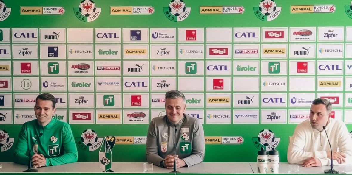 Pressekonferenz vor dem Auswärtsspiel beim FK Austria Wien