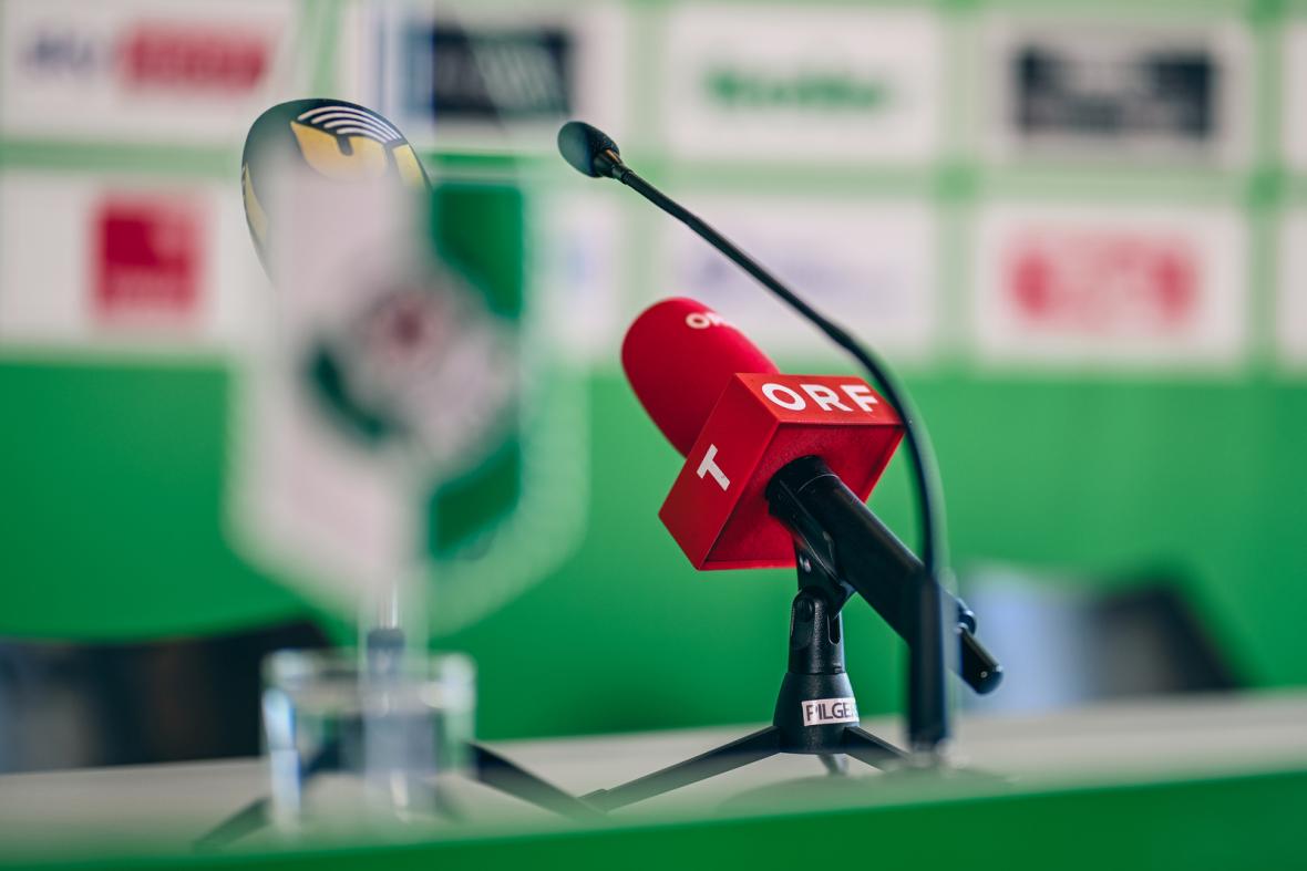 Pressekonferenz vor dem Heimspielauftakt gegen den Grazer AK 1902