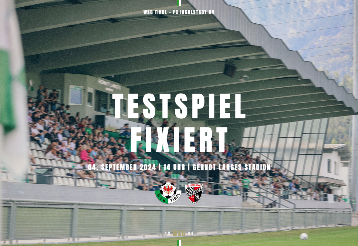 WSG testet in der Länderspielpause gegen den FC Ingolstadt 04