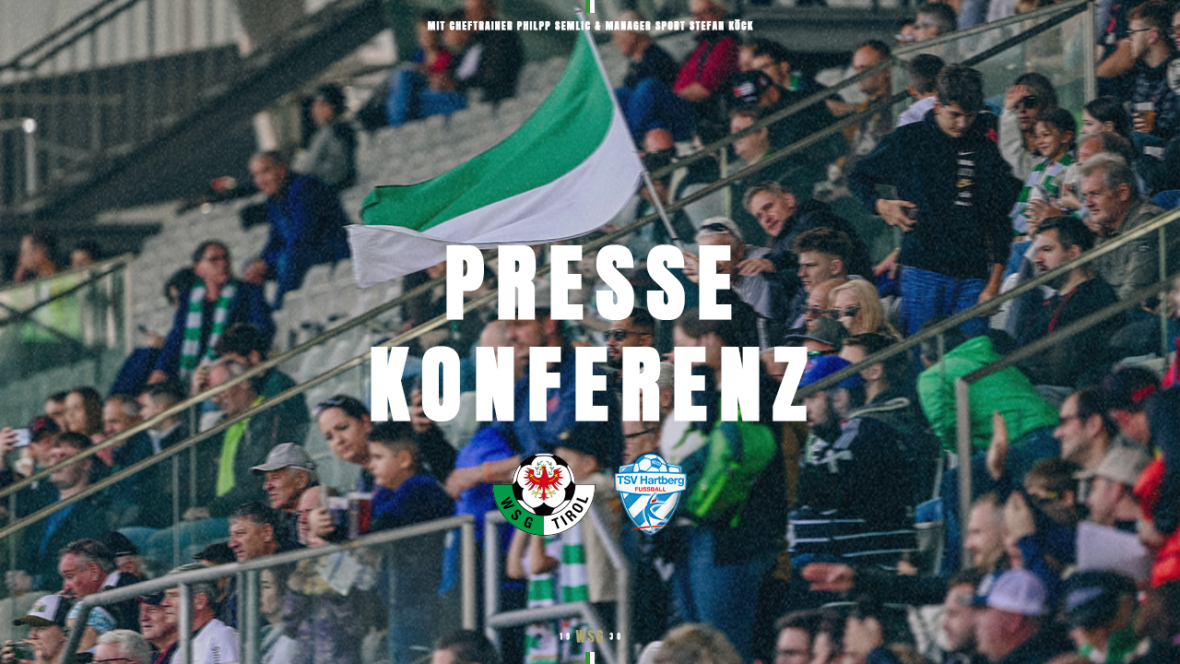 Pressekonferenz vor dem Heimspiel gegen Hartberg